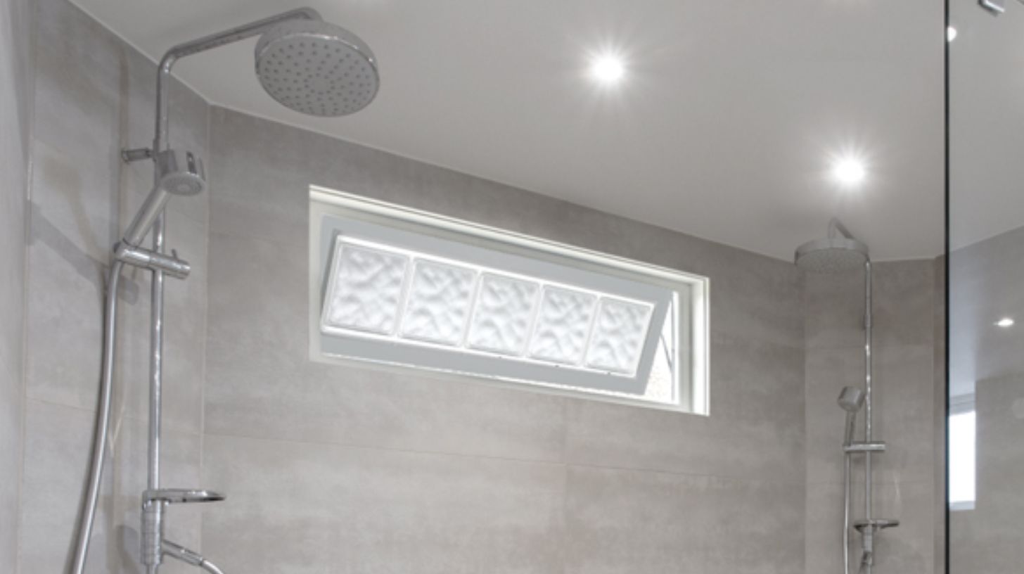 awning bathroom window design