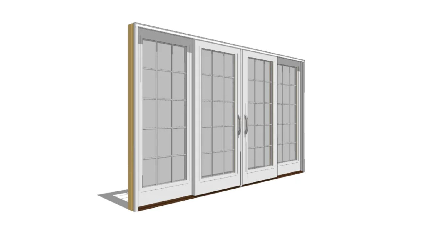 triple glazed french doors
