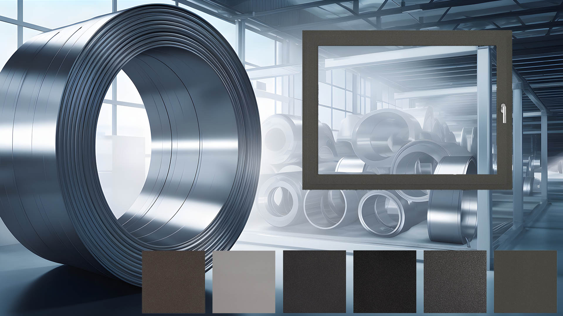 aluminium look window