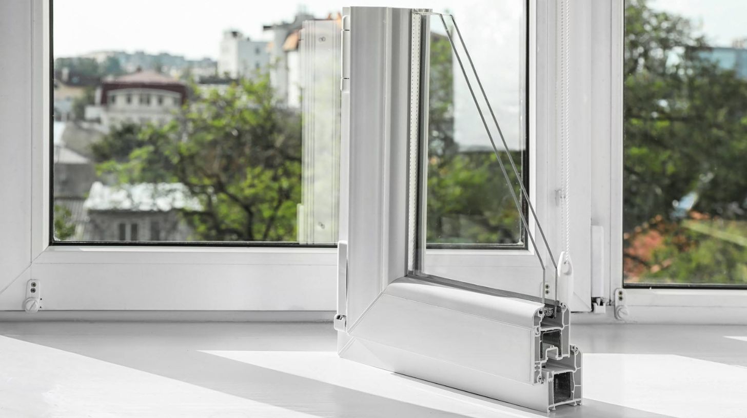 A double glazed window