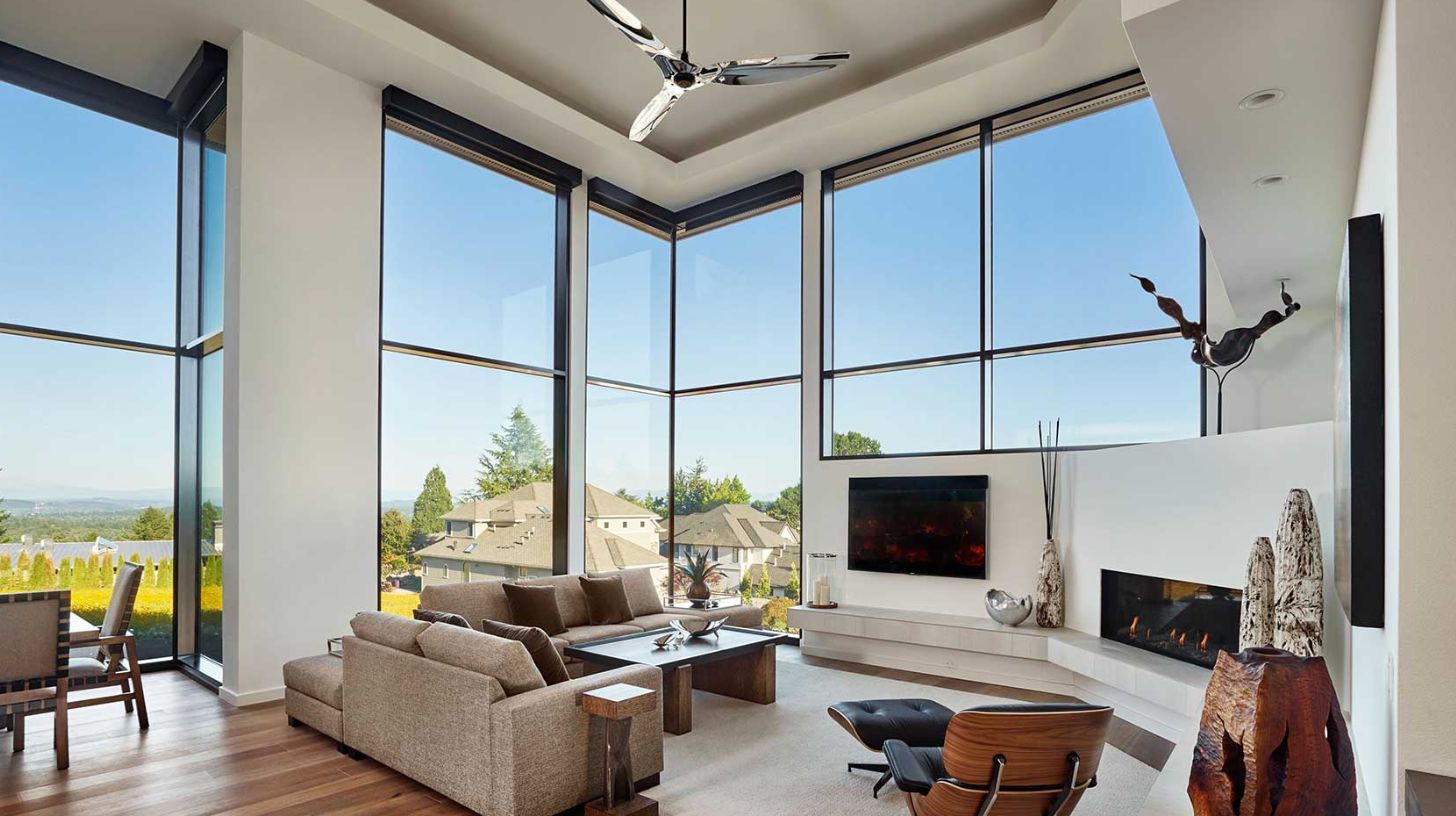 floor to ceiling window glass design