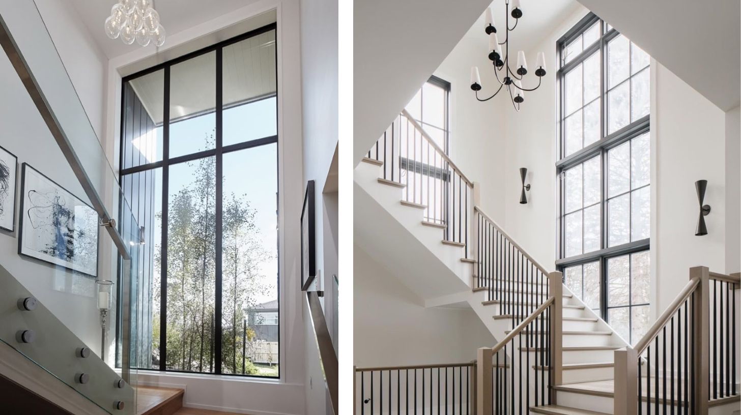 stairwell window design
